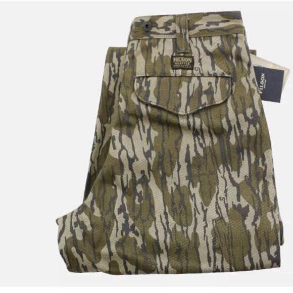 Filson W40 L34 Rugged Twill Utility Pants Men's Mossy Oak Water Repel Waxed New - Picture 11 of 15